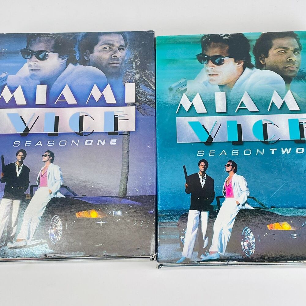 Miami Vice Seasons 1 & 2 DVD (2005) Don Johnson Philip Michael Thomas